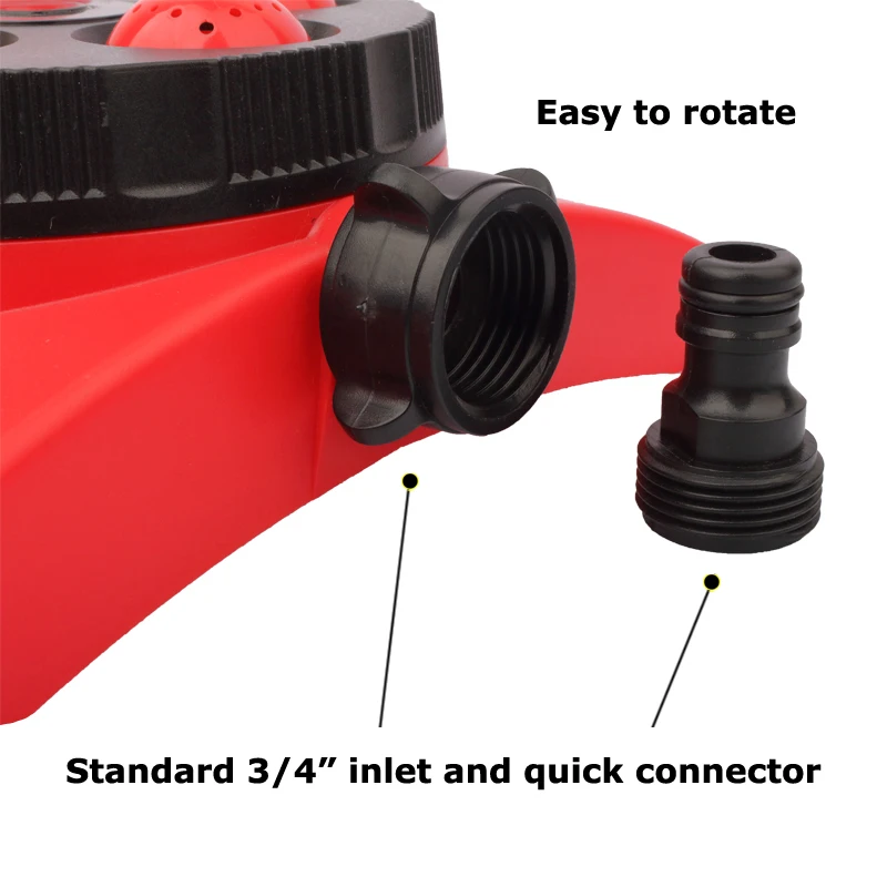 Pots Gift Bag garden Lawn water Sprinkler Irrigation System 3 Way Adjustable Oscillating Odburlaps  Flower