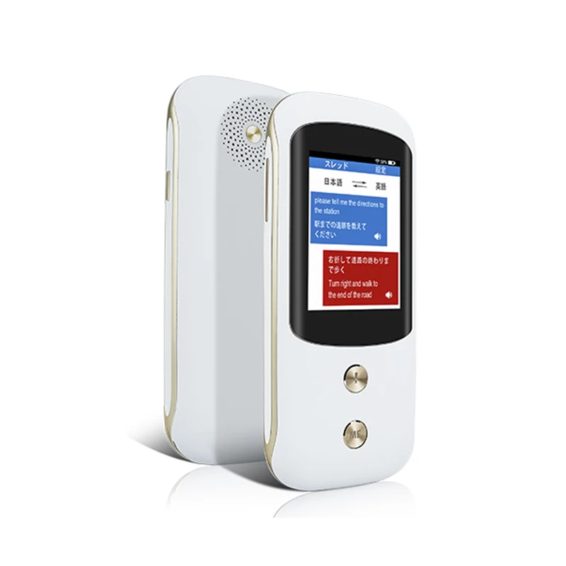 Недорогой портативный переводчик голоса на 80 языков, мгновенный перевод с помощью машинного ии, Интеллектуальный переводчик языков, устройство