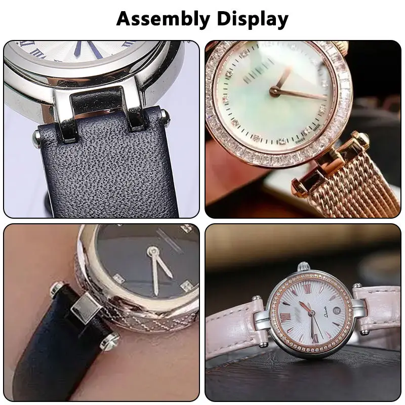 10mm to 24mm OEM Stainless Steel multi sizes micro watch strap connector band screw pin tubes for watch Strap Tube