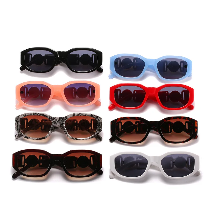 Hexagon Sunglasses 2023 New Custom Logo Shades Women Men Branded Sun Glasses Wholesale