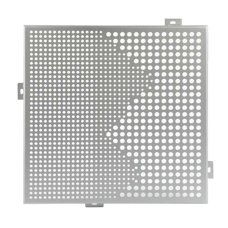 Modern Exterior Perforated Metal 3D Veneer Sheet Curtain Wall Cladding Aluminum Facade Panel