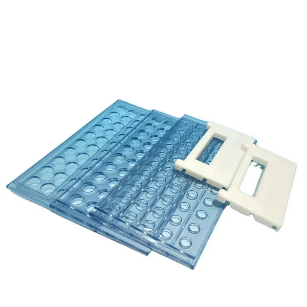 Plastic Test Tube Rack 50 Well Holder for Diameter 13mm Test Tubes