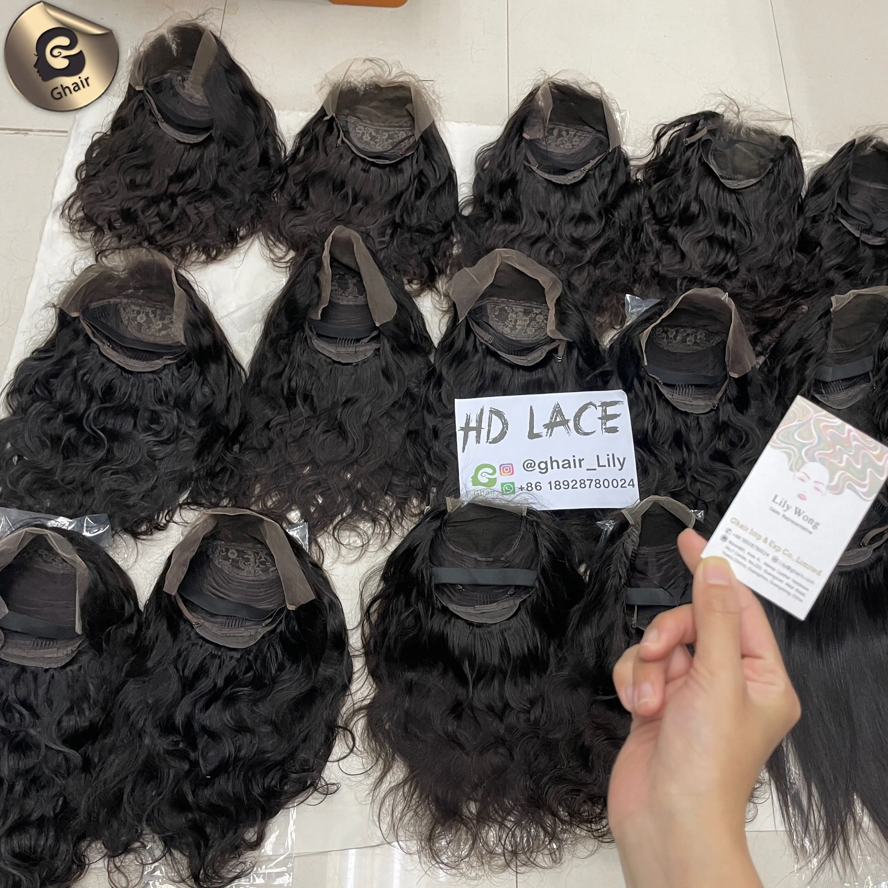 
180% Density Film HD Lace Frontal Lace Closure HD Lace Closure Wigs 4*4, 5*5,13*4 