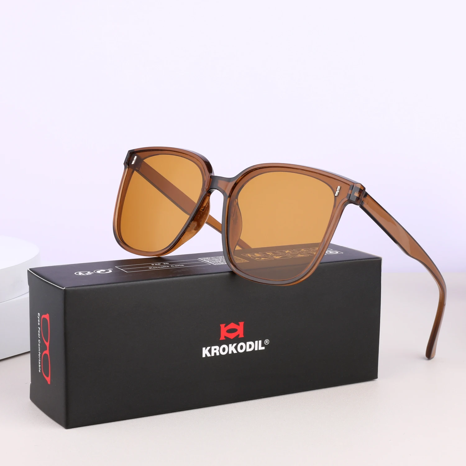 2024 HD sunshade full frame sunglasses new advanced sense large frame plain face artifact travel outdoor sunglasses wholesale