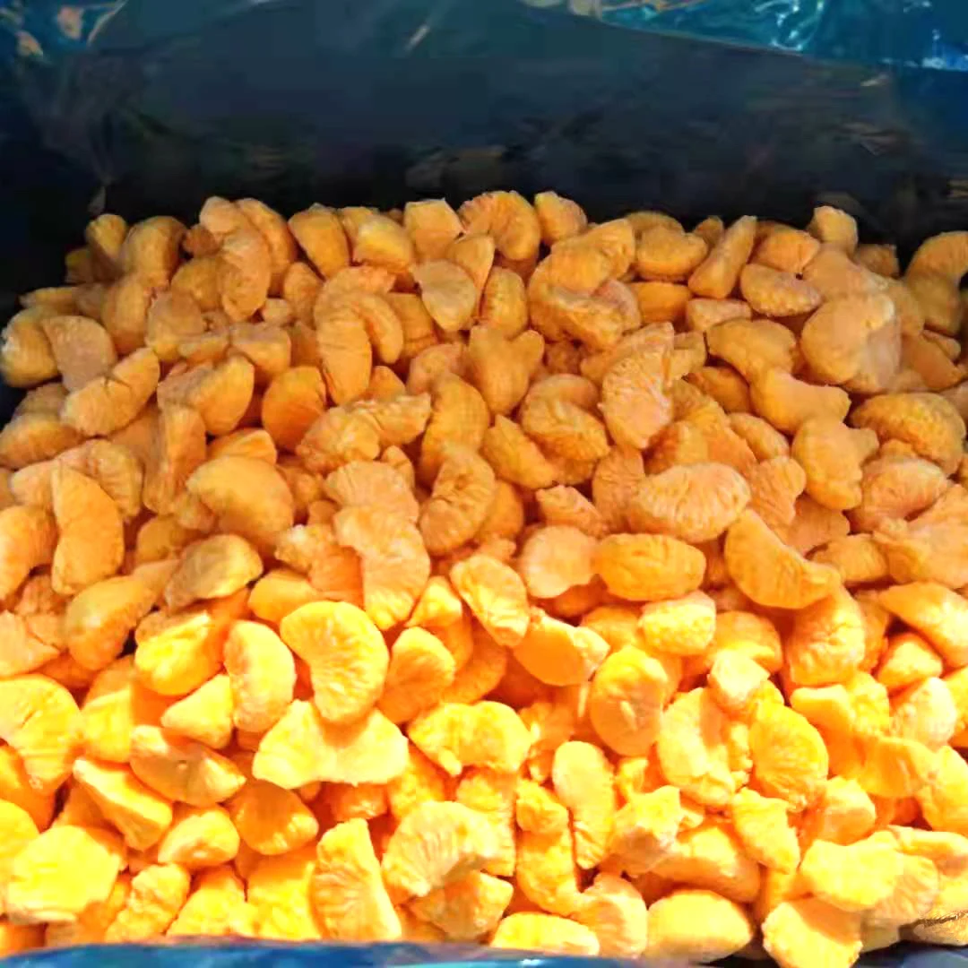 IQF wholesale China quality fresh peeled frozen orange frozen orange slices