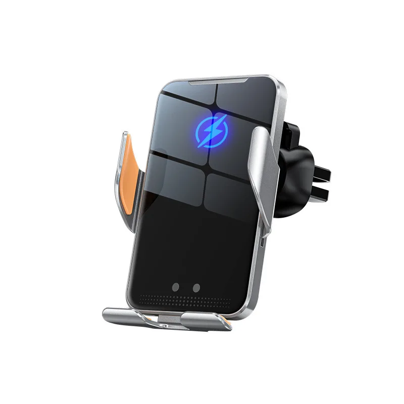 Metal Car Mount Smart Wireless Car Phone Stand Universal  Mobile Phone Holder for Cars 15w Charging Holder