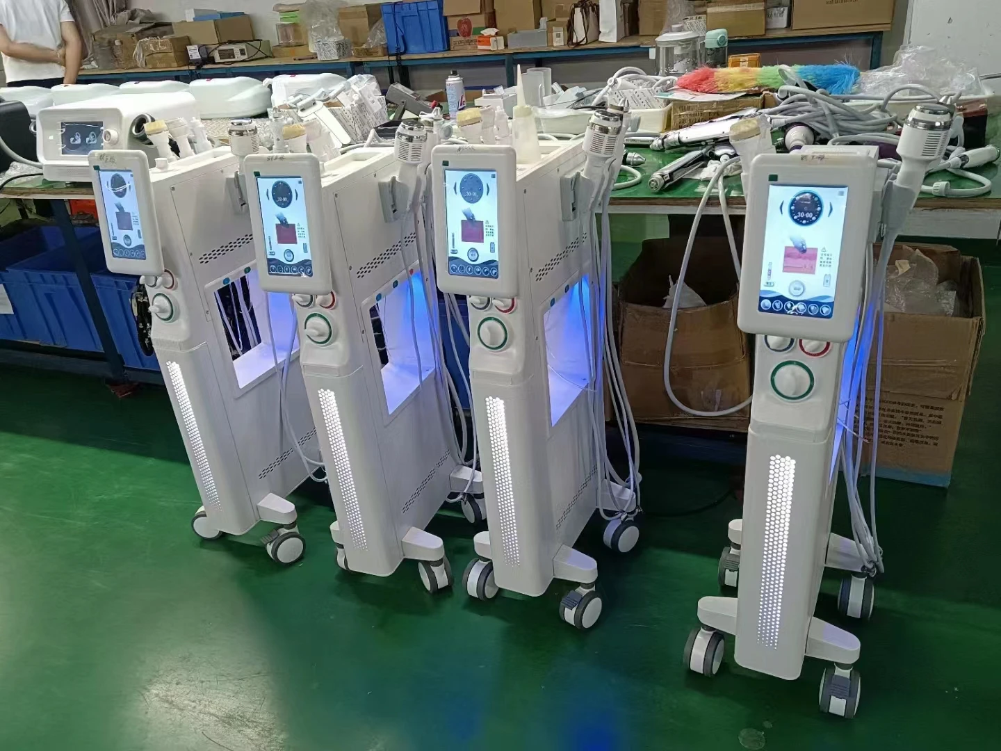 2023 RF and multifunctional oxygen water hydrant facial wrinkle remover for facial care Oxygen Facial Machine