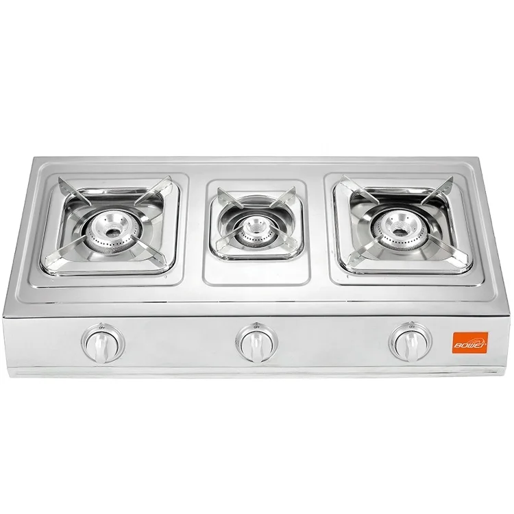 Good quality gas stove 3 burner best flame gas cooker stove 3 cast iron burner hot selling gas cooker stove