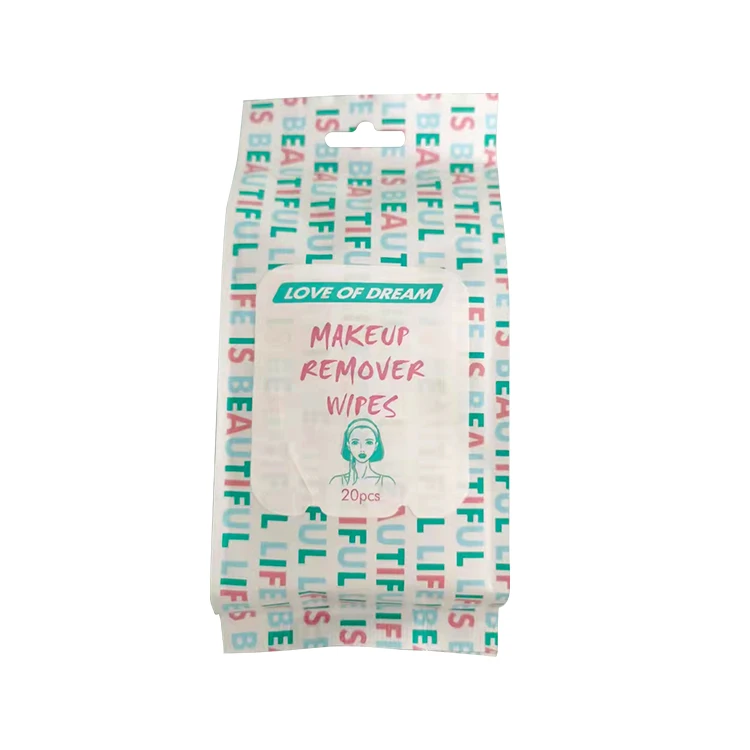 Wholesale nonwoven soft delicate organic Make Up Remover Tissue Wipes