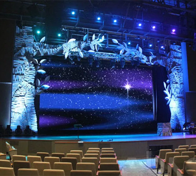 P2.976 P3.91 P4.81 indoor stage backdrop rental led screen display for church