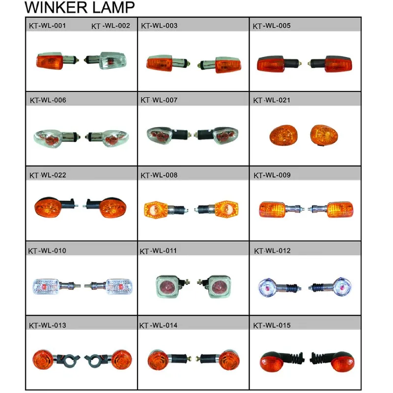 Kingtae Many models motorcycle winker signal lamps with best factory price