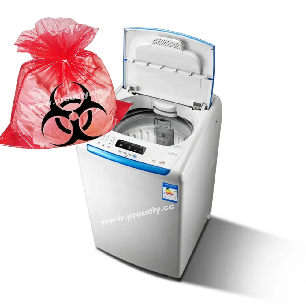 Biodegradable hot & cold hospital PVA water-soluble laundry Bag for infection control