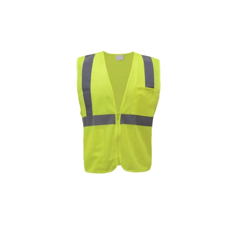 Customized Logo High Visible Reflective Safety Vest for Construction Traffic Outside Work Riding