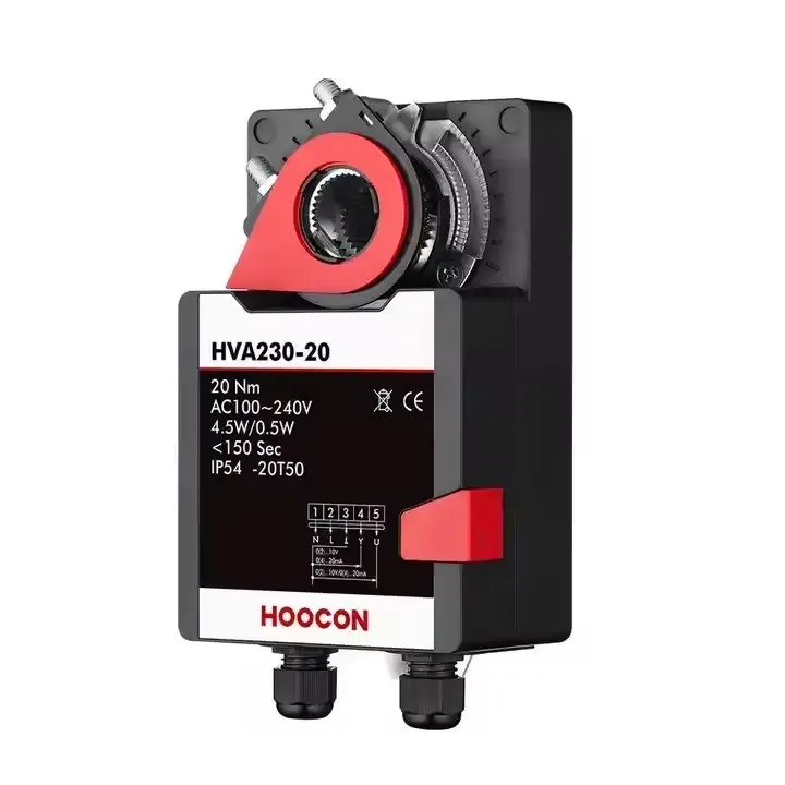 230V Damper Actuator Modulating Control Motorized Damper Actuator 20NM