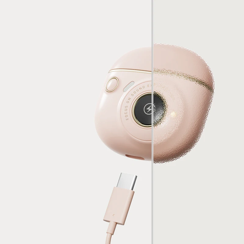 LIBERFEEL Edifier 2022 new arrival retro noise-canceling gaming wireless earphones accessories earbuds with LED digital display