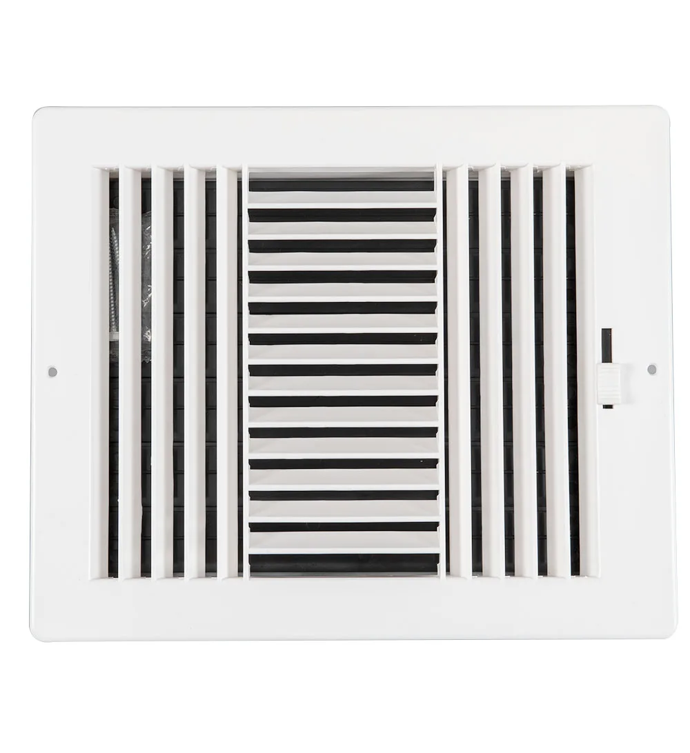 Plastic floor diffuser Air Grille supoliers  for HVAC system Four-way deflection  Customized Ventilation 3SW-P