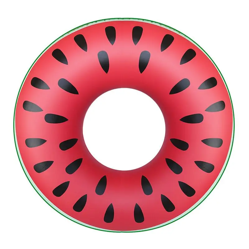 0.24 mm Eco-friendly Pvc Watermelon Swim Ring Inflatable Tube Pool Toys Lemon Fruit Floats Donut Swimming Ring For Kids&adults