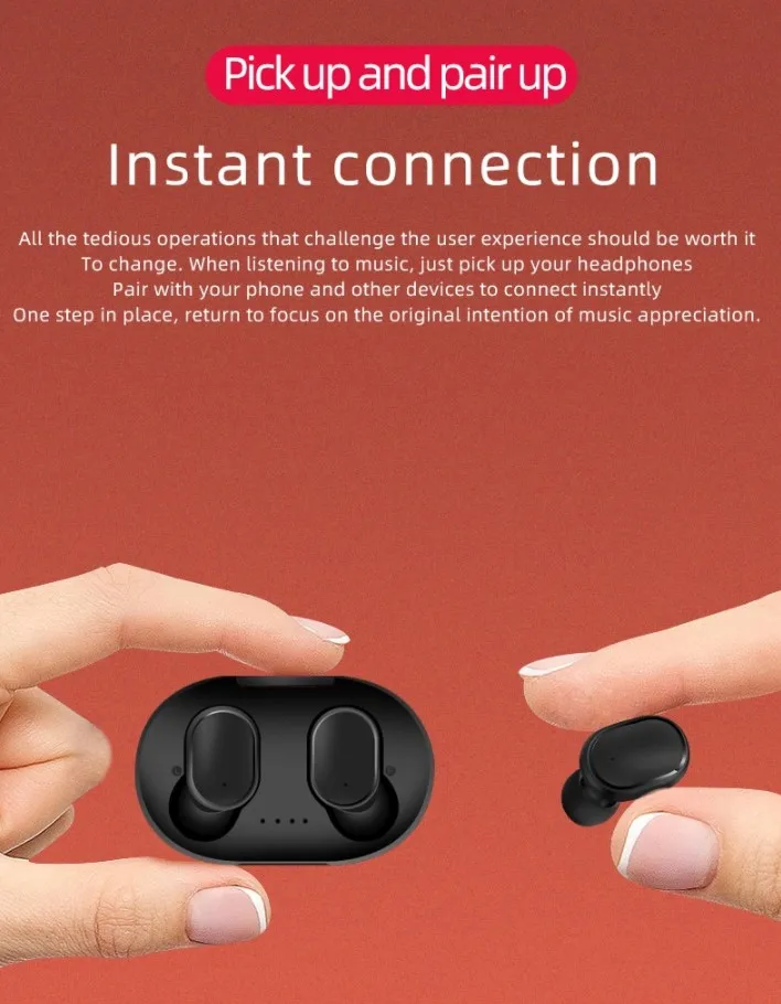 2023 new product hot sell cakes A6S noise cancelling mi 2 basic true wireless earphones earbuds