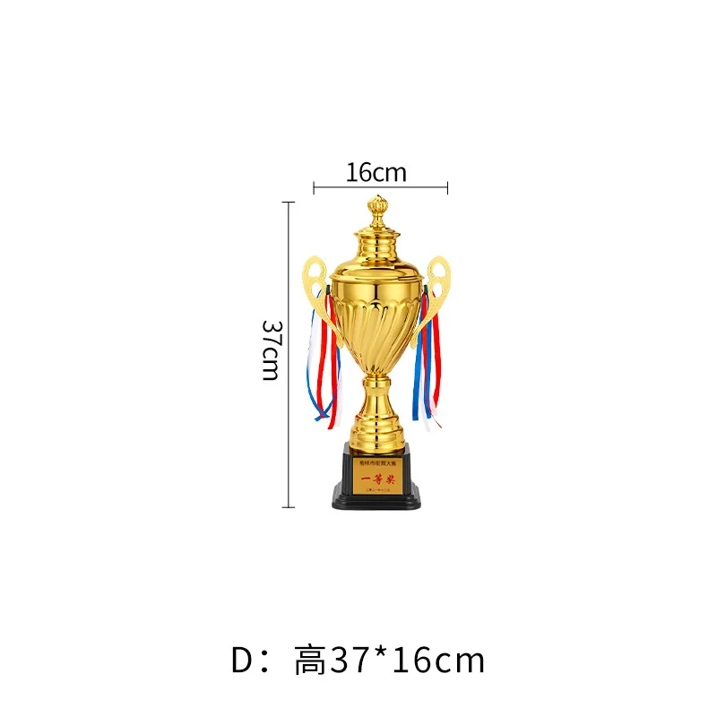 Custom Trophy Cup Factory Price Custom Sports Game Event Metal Award Wholesale 3D Gold Silver Football Trophies and Medals Cups