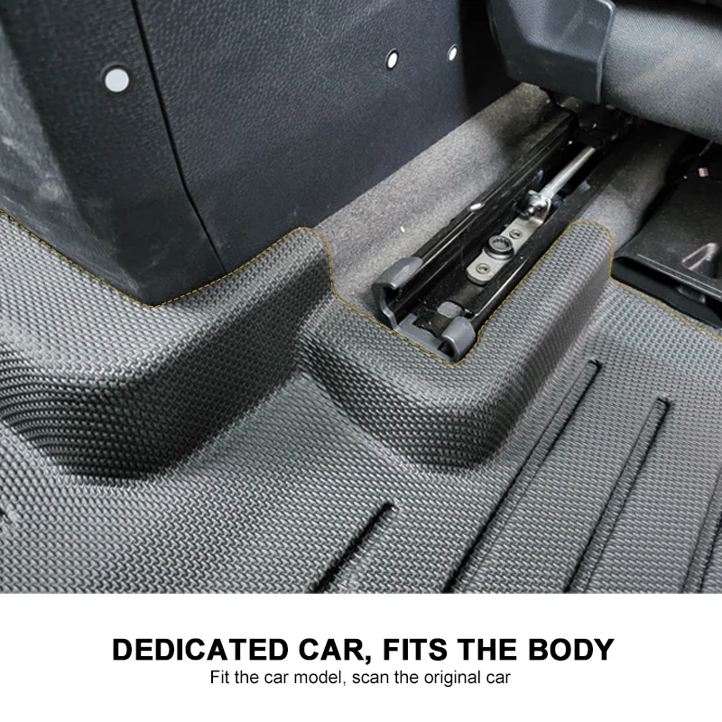Автомобильные аксессуары оптом 3d резиновые автомобильные коврики из ТПЭ противоскользящие автомобильные коврики для ног для Volkswagen ID.4 2021