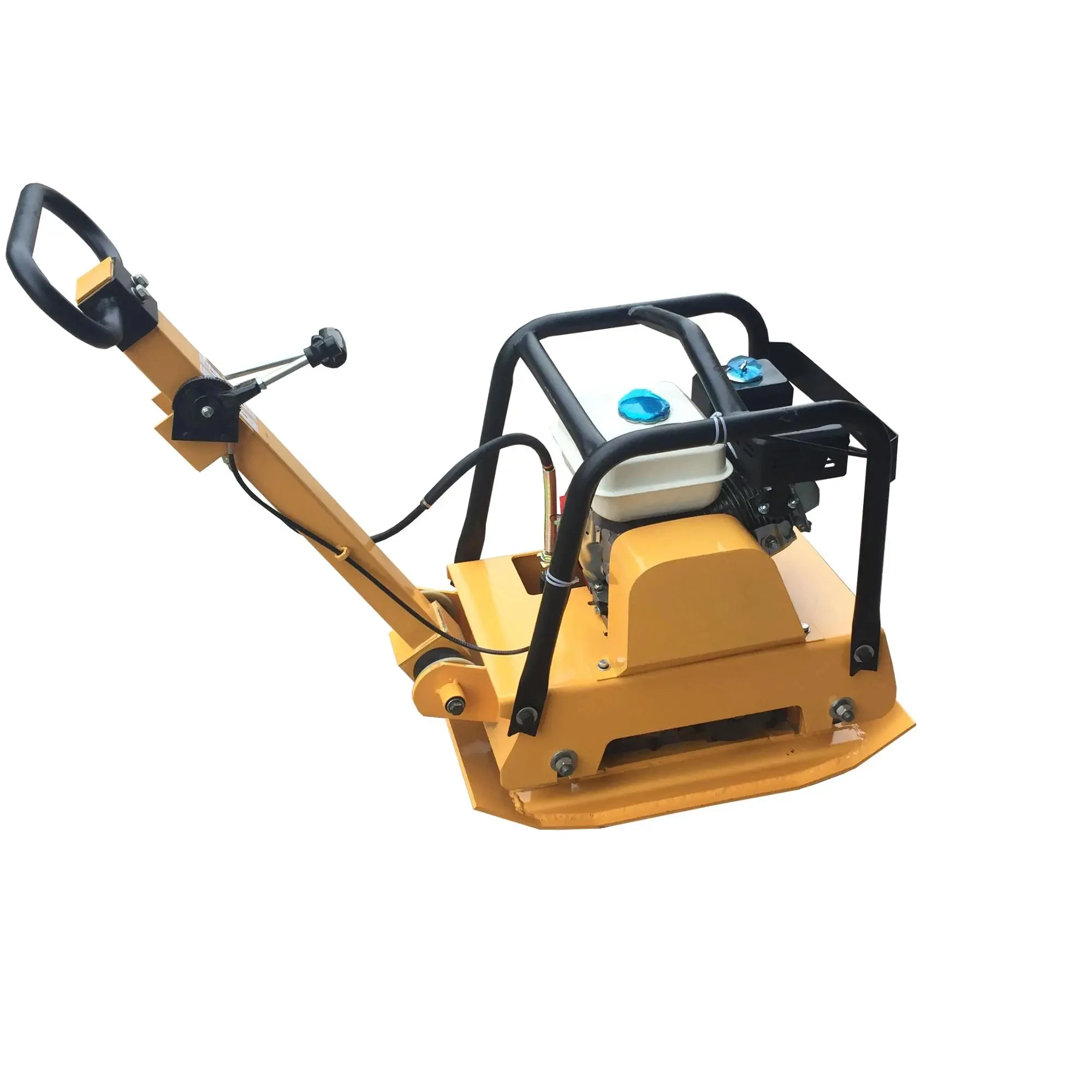 New Vibratory Plate Compactor with High Load Moment Engine and Motor As Core Components