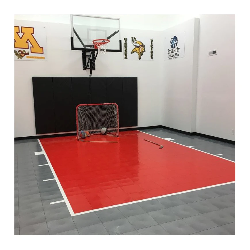 JS Anti-Uv Pvc Pickleball Court Markers Waterproof Outdoor Rubber Basketball Court Rubber Flooring