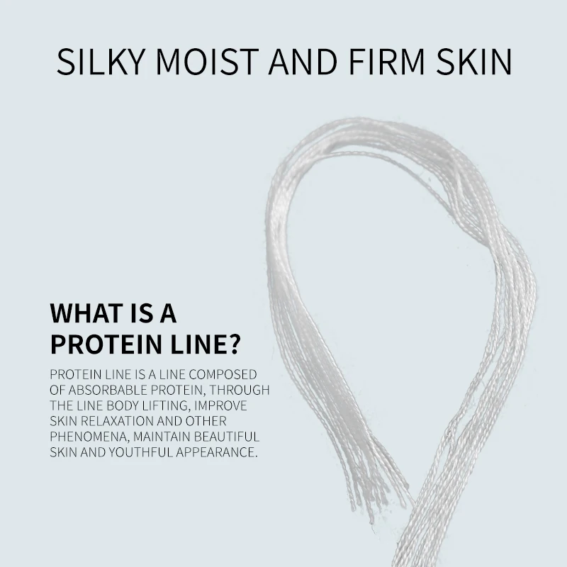 Wholesale Facial Soluble Collagen Protein Threads Lift Face Line Collagen Thread For Reduce Fine Lines Wrinkle Lifting