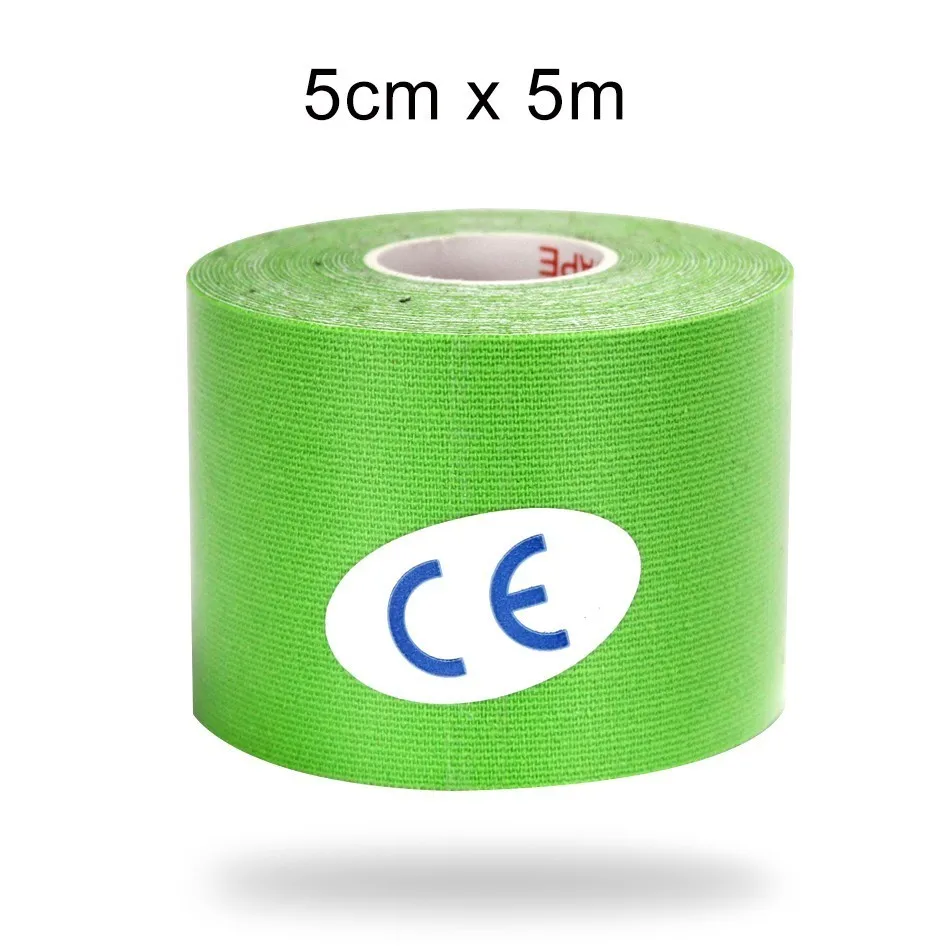 Adhesive Waterproof K Strapping Muscle Tape Medical Cotton Sport Tape for Gym Fitness Bandage Sports Tape