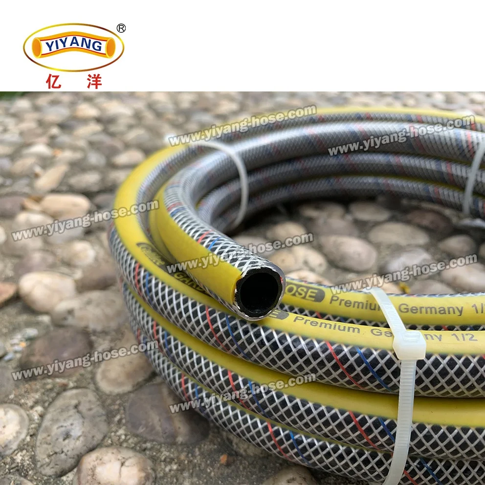 High Quality Flexible Kink Free PVC Hybrid Garden Hose For Garden Watering