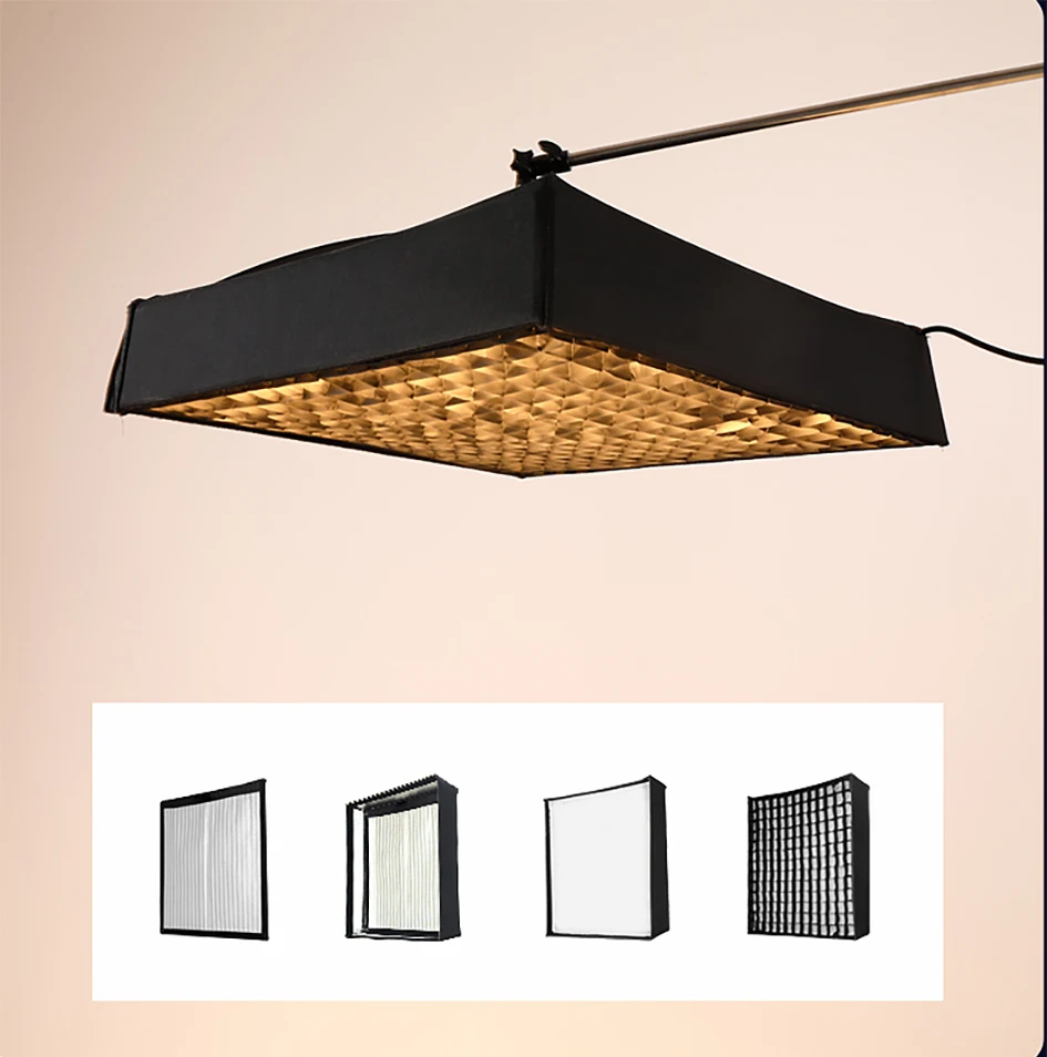 150W Bi-color Portable Clothing LED Light Dimming Softbox Lamp For Live Streaming Photography Studio Video