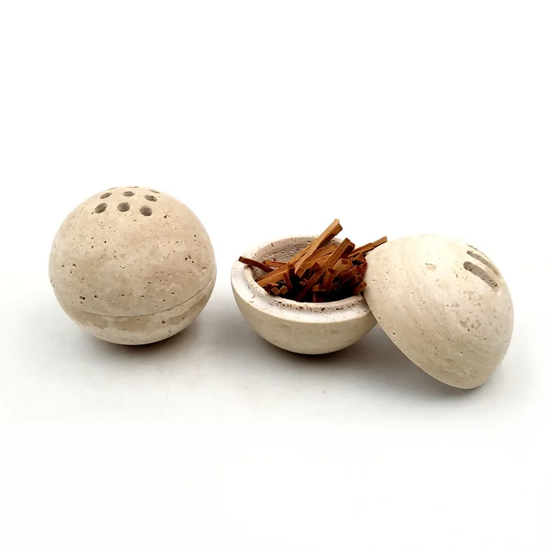 HZX Buddha Ramadan retro Sphere Middle East arabic Aroma gift wholesale holder fragrance Aromatherapy ball incense burner