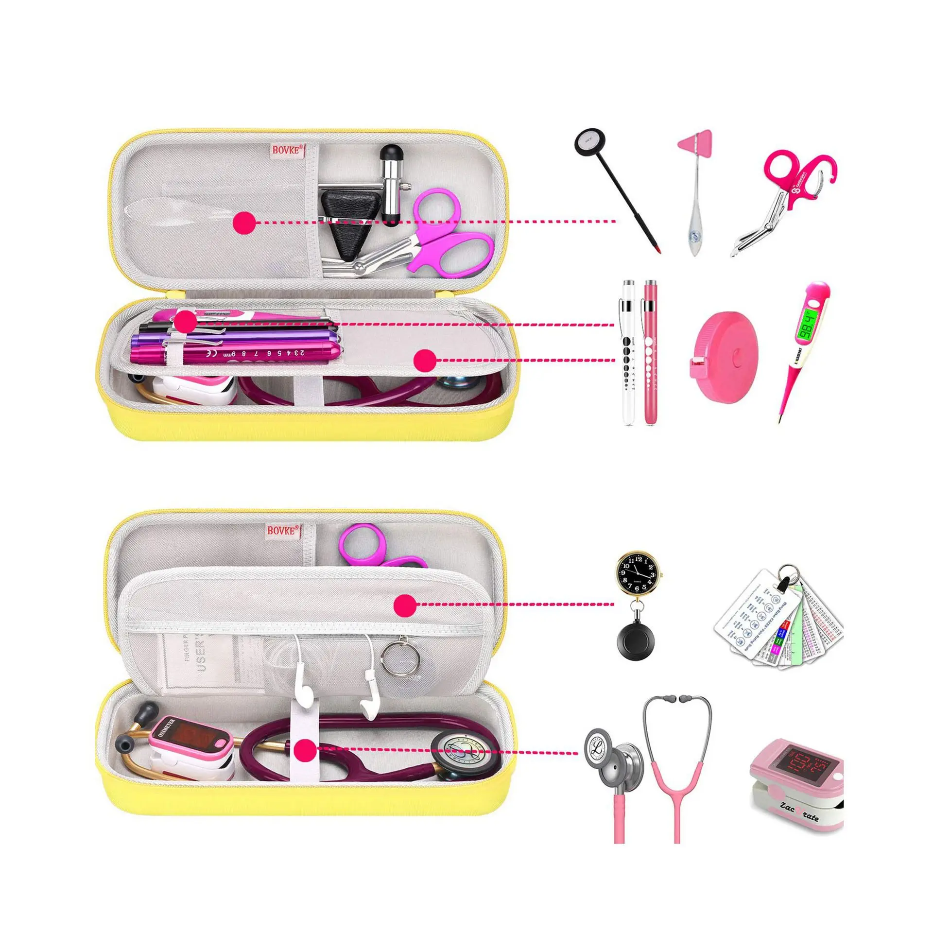 Custom Classic Iii Travel Carrying Case Bag For Cardiology Stethoscopes 3M Littmann Eva Hard Stethoscope Case Nurse Accessories