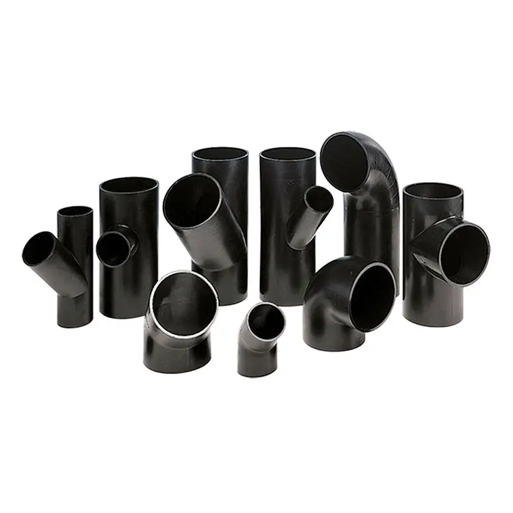 hdpe fittings cross pipe tee joints for pipe connection