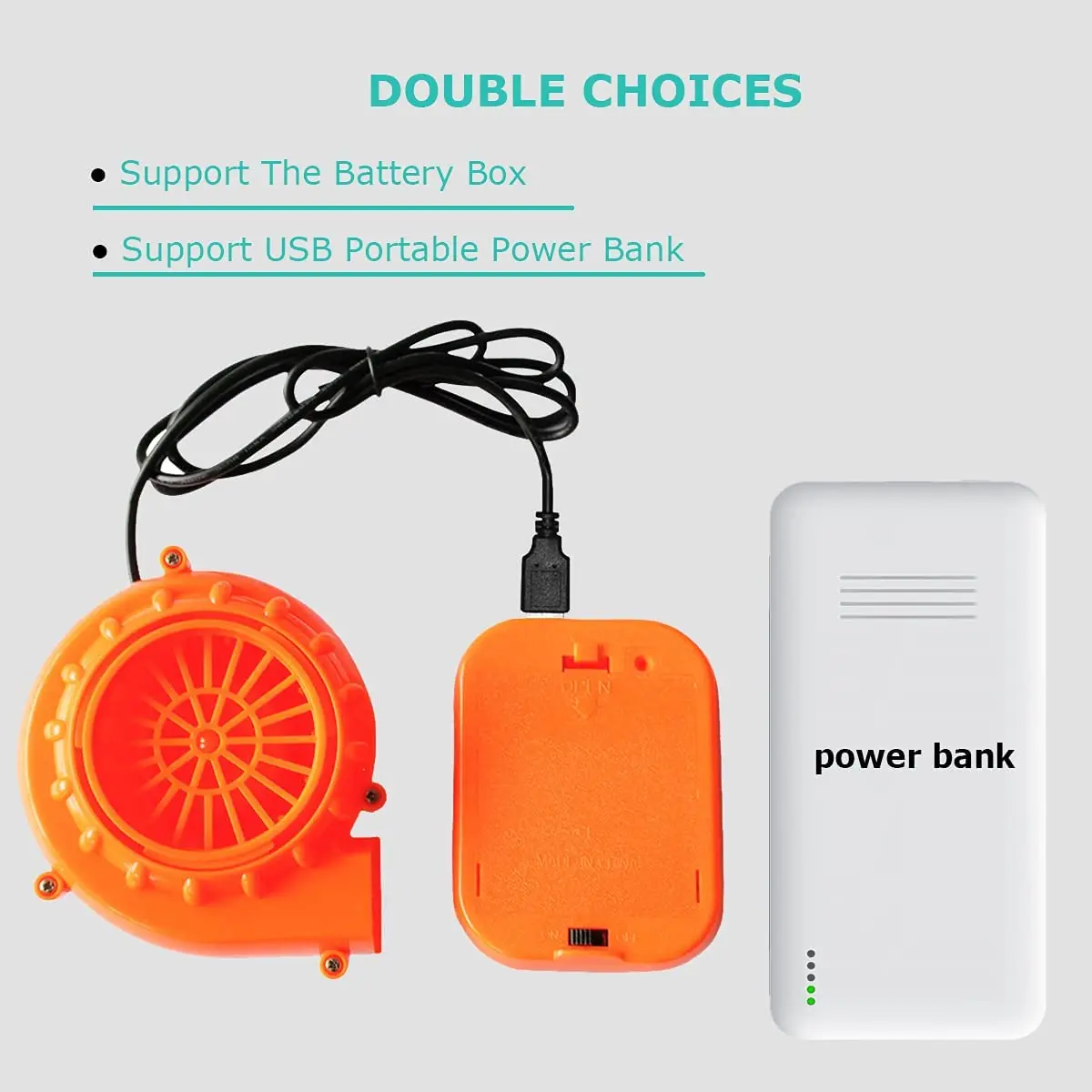 Factory sales cartoon doll inflatable blower USB interface fan dinosaur clothes for mini blower