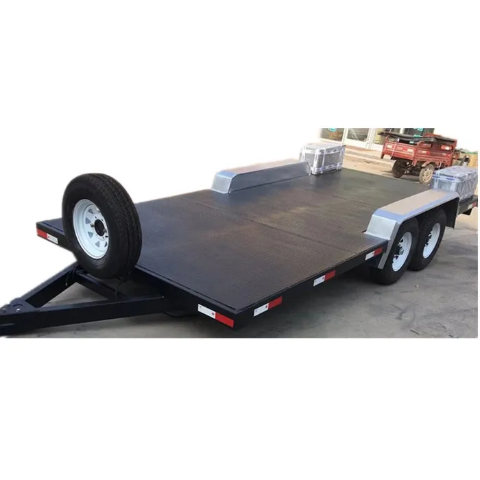 Low bed trailer car transport car trailer
