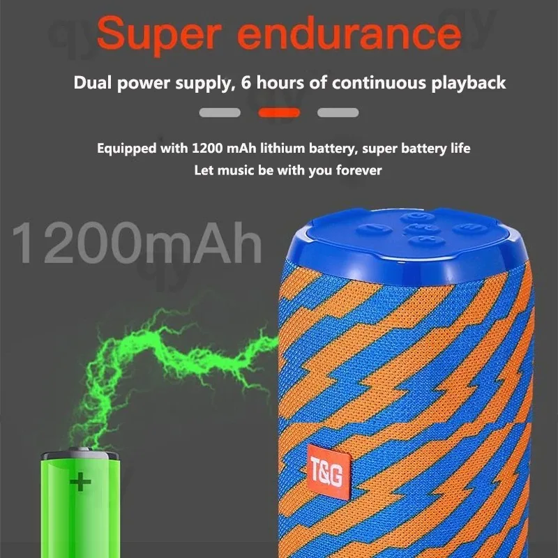 Hot Sale Wireless IPX5 Waterproof Blue tooth 5.0 Speaker with Deep Bass Longer Playtime Portable Speaker for Party Beach Camping