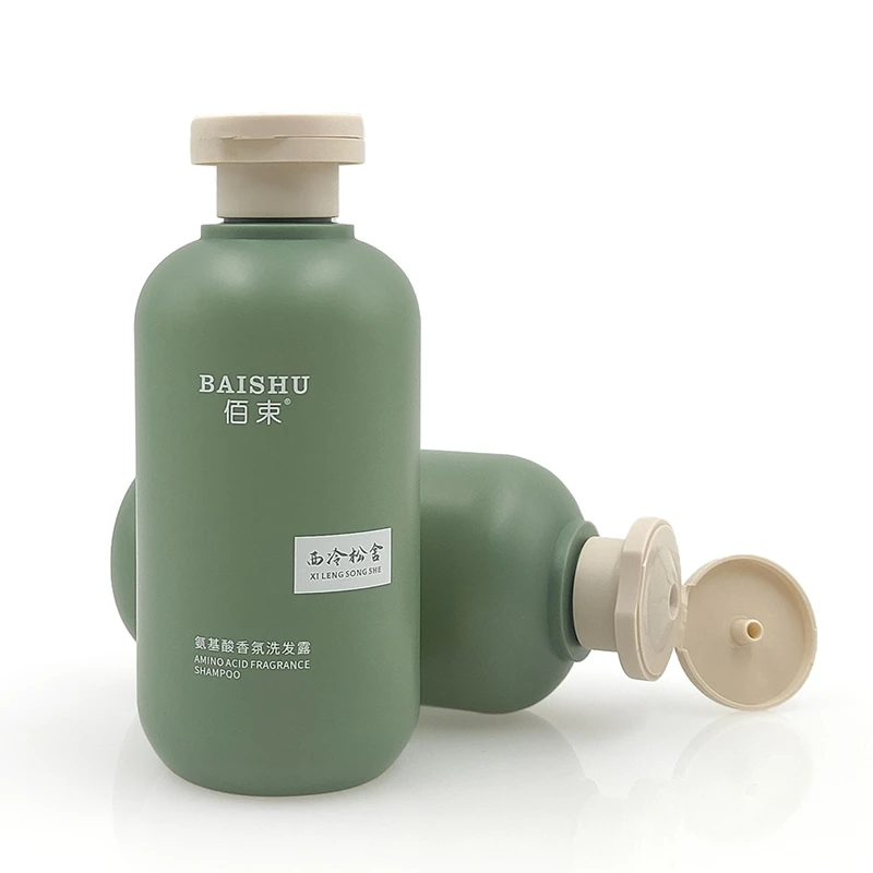 Customized Large Volume 300ml 500ml Shampoo Face Cleanser Plastic Bottle Body Wash Conditioner Care Cosmetic Packaging Bottle