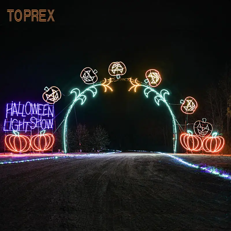 TOPREX Festive & Party decoration Halloween Pumpkin Ghost led motif lights decoration bat for halloween outdoor