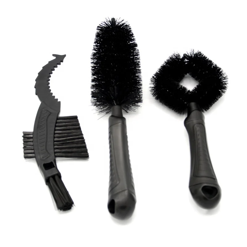ZOYOSPORTS New Style  Bike Cleaning Brush Set Bike Cleaning Kit Bicycle Accessories 3pcs
