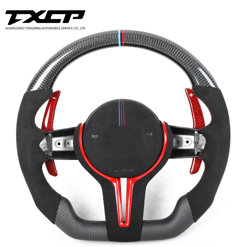 2020 New Design Genuine Carbon Fiber Steering Wheel For BM-W M2 M3 M4 M5 M6 X5M X6M