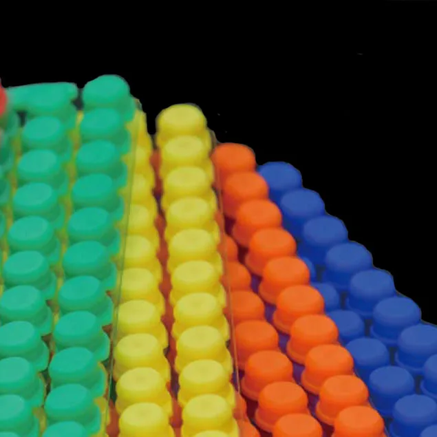Lab Plastic Colorful Silicon Mat Suitable for 96-Well PCR Deep Well Plate Sealing Films