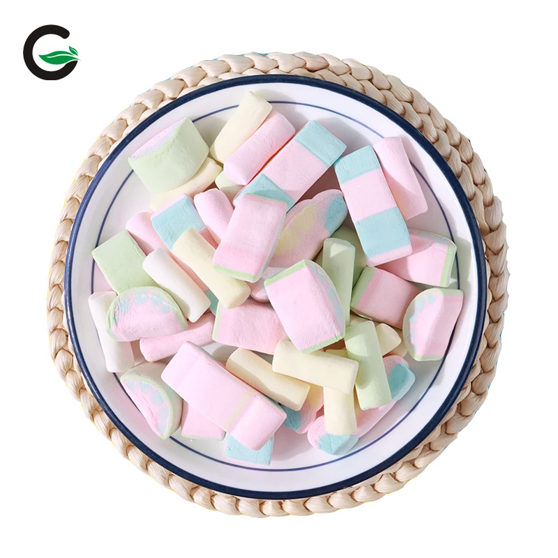 Wholesale snacks Best Price Cute Marshmallows  filled marshmallows sweet cotton Candy 80g