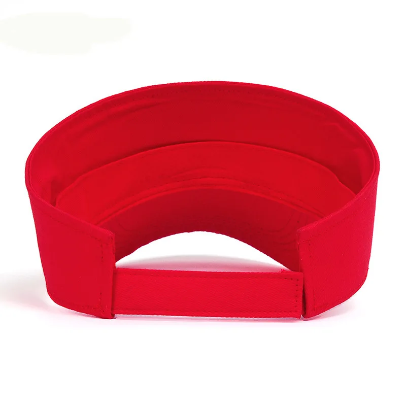 Sun Visor Hat Plain Summer Custom Sun Visor Hats Women Large Brim UV Protection Empty Top Hats Caps