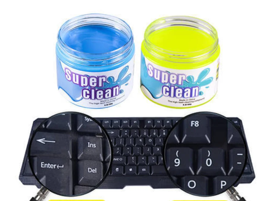 Мягкий липкий супер чистый волшебный гель Универсальный очищающий для клавиатуры и деталей автомобиля