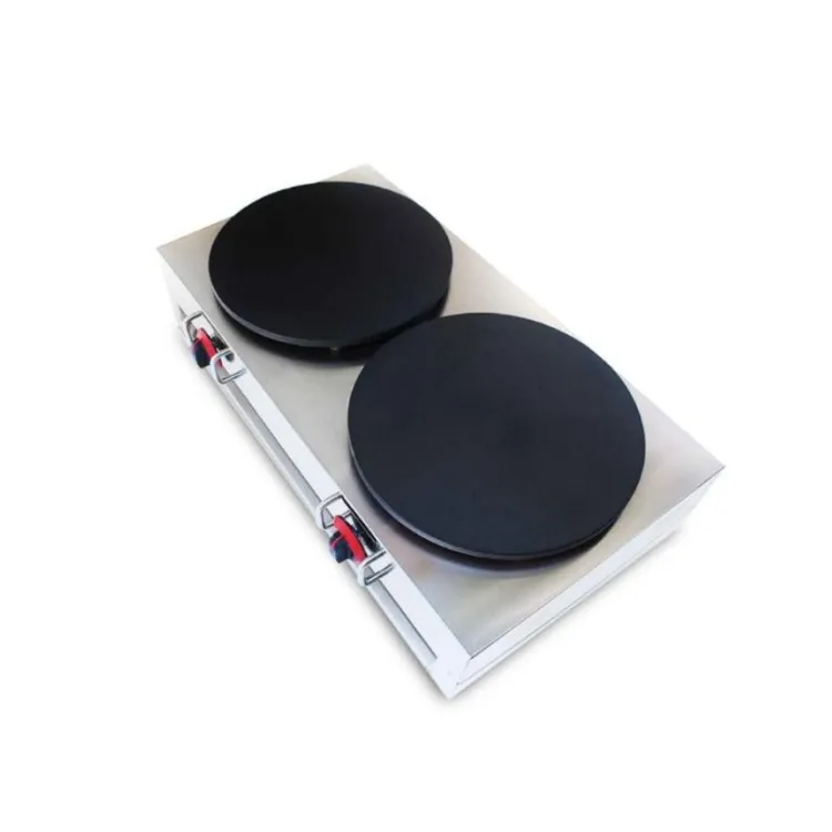 Health Life crepe bandage manufacturing machine pancake molds double-head gas crepe machine commercial