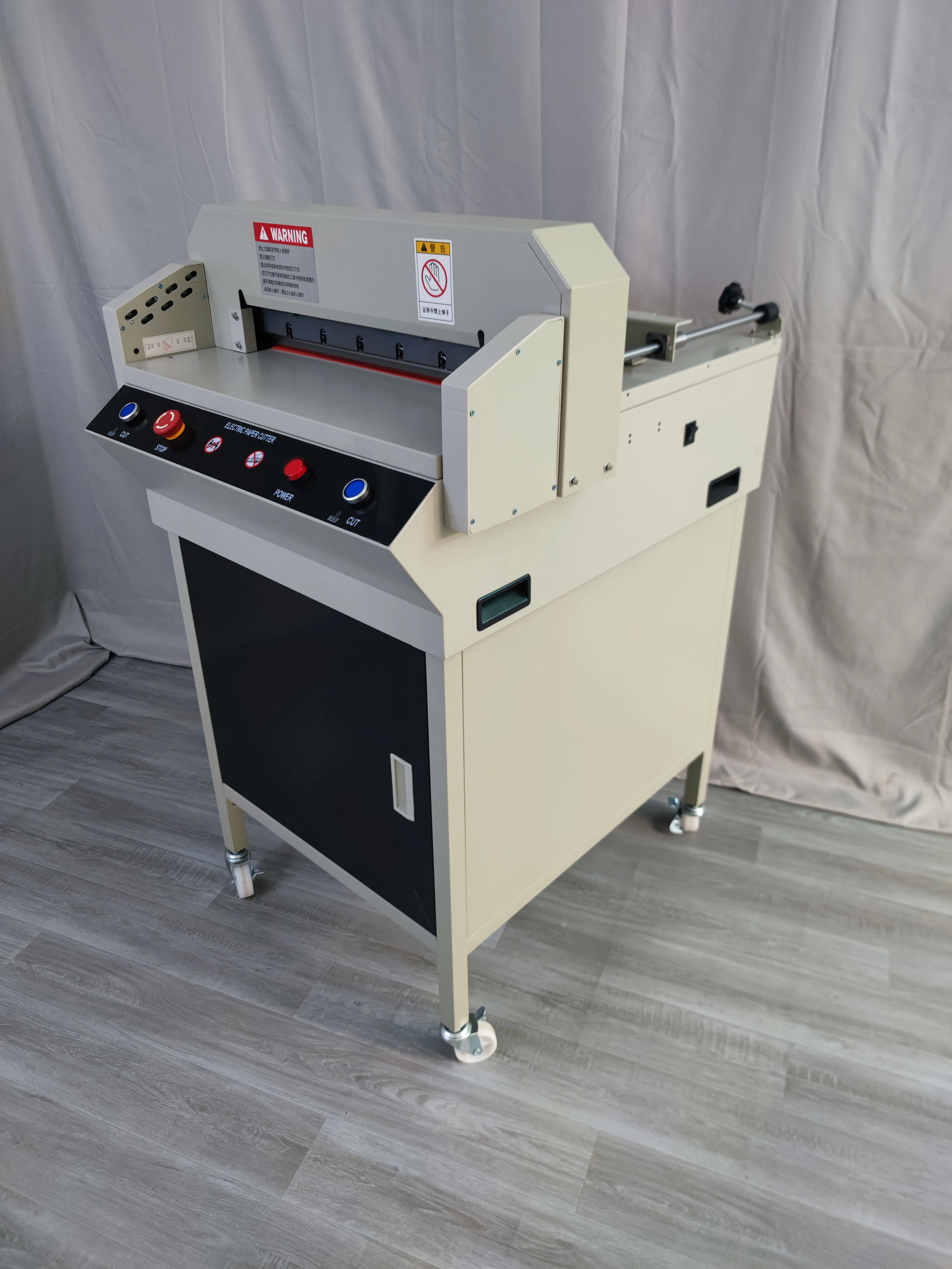 A3 A4 Fast Speed Electric Paper Cutting Machine With Indpedent Press Paper Switch