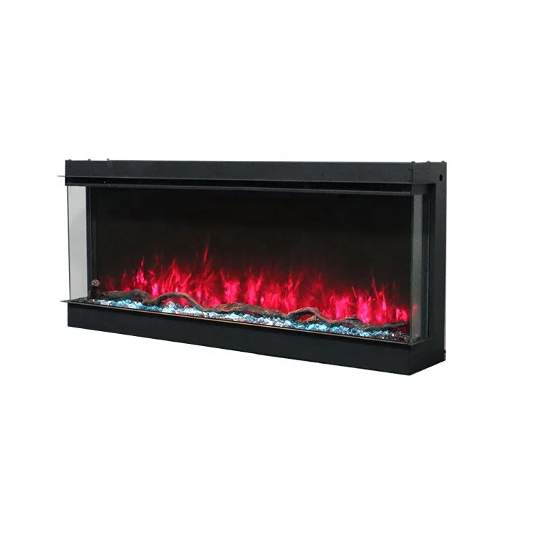 Insert Electric Fireplace Most Realistic Electric Cheminee Fireplace Decorative 40 Inch Modern 7 Colors Led Light Flame Effect