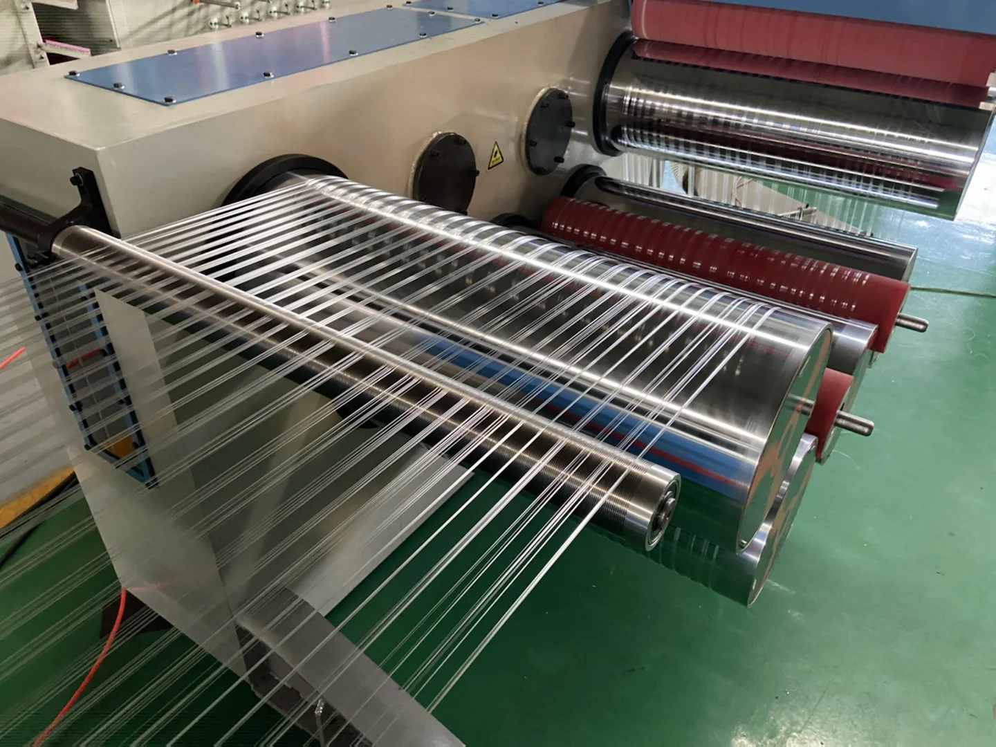 pp danline yarn extruding machine polypropylene rope yarn production line plastic extruder