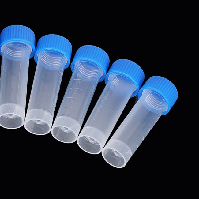 Factory laboratory sterile 5ml freezing cryo sampling collection tube