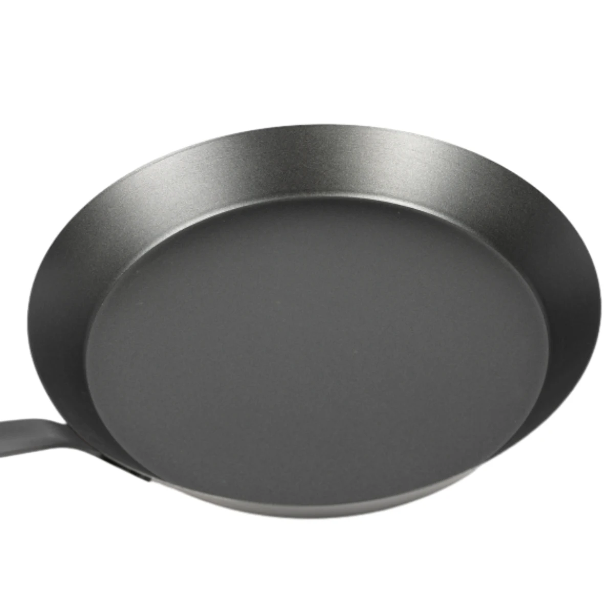 Heavy-duty long handle iron skillet Pre-seasoned long handle cast iron pan Long handle cast iron grill pan